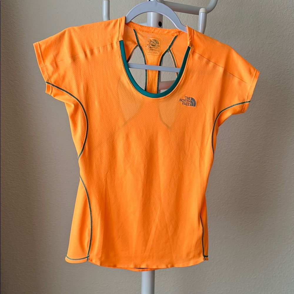 The North Face Bright Orange Performance Tee